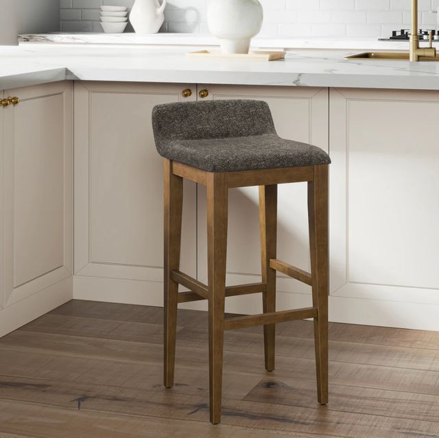 HH2 Home Renmark Dark Chocolate Gray/Brown Counter Height Stool-4