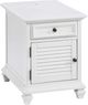 Steve Silver Co. Charlestown White Storage End Table-0