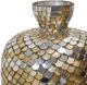 Stylecraft Brown Mosaic Glass Vase-1