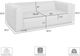 Armen Living Brea Brown Fabric Sofa-2