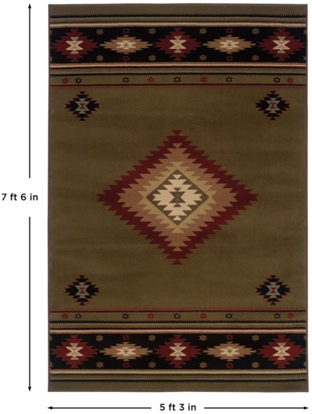 Oriental Weavers™ Hudson 5'x8' Style 7 Area Rug-1