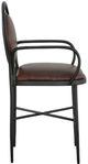 Fairfield® BD Warner Black/Chocolate Leather Counter Stool-2