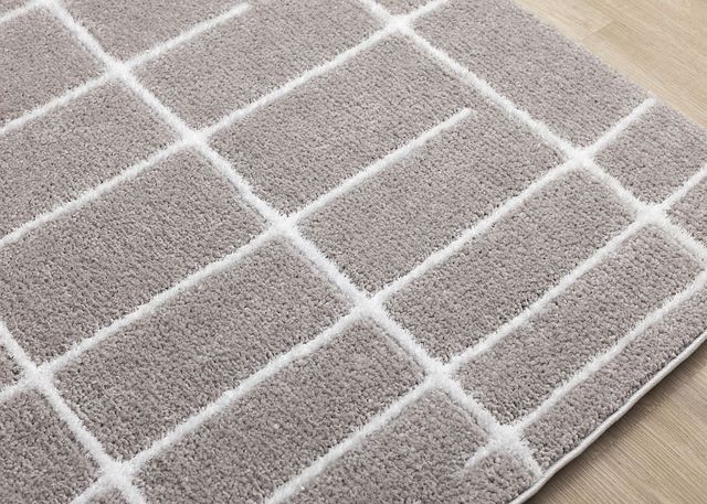 Kalora Interiors Sully Grey/White 5'x8' Area Rug-2