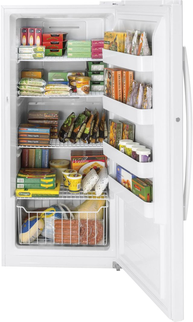 GE® 14.1 Cu. Ft. White Upright Freezer-2