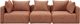 TOV Furniture Hangover 3-Piece Red 112" Modular Sofa-2