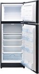 Unique Appliances 24" 10.3 Cu. Ft. Black Counter Depth Top Freezer Refrigerator-4