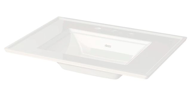 American Standard Town Square® S White Vanity Top with 8" Widespread-2