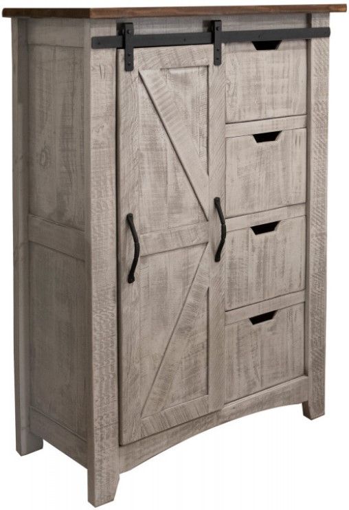 International Furniture Direct Pueblo Gray Chest-0