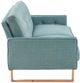 A & B Home Alicia Gold/Teal Sofa Bed-3