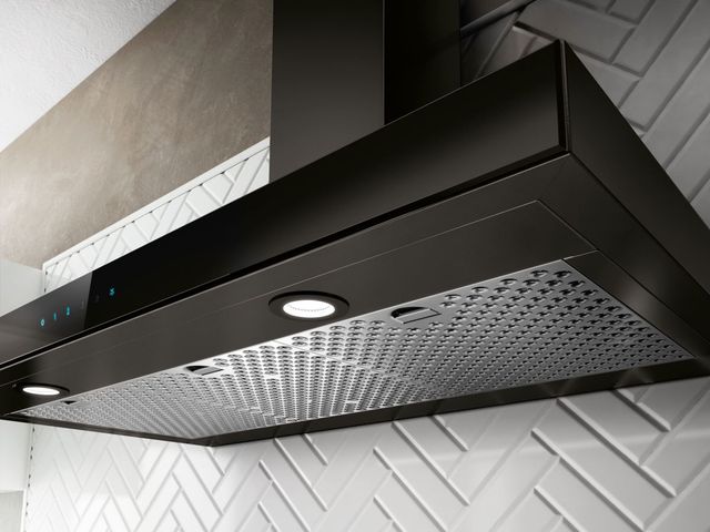 Elica Techne Series Varna Black 36" Black Stainless Steel Wall Mounted Range Hood-3