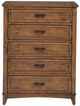 American WoodCrafters Oakdale Honey Oak Chest-2