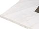 Furniture of America® Grasten White Counter Table with Dark Walnut Base-3