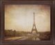 Classy Living Sepia Eiffel View Wall Art-0