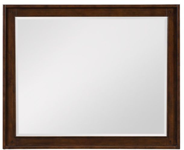 Mazin Furniture Frazier Park Brown Cherry Mirror-0