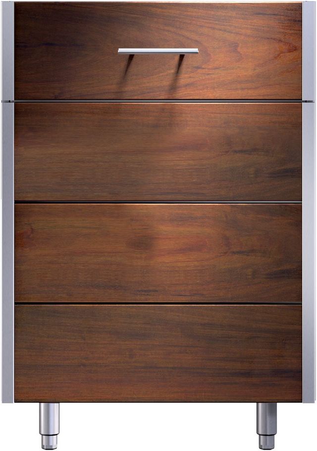 Kalamazoo™ Arcadia Series 24" Ipe Wood Outdoor Pull-Out Trash Bin-0