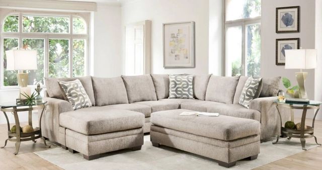 Behold™ Home Bailey Cream Ottoman-1