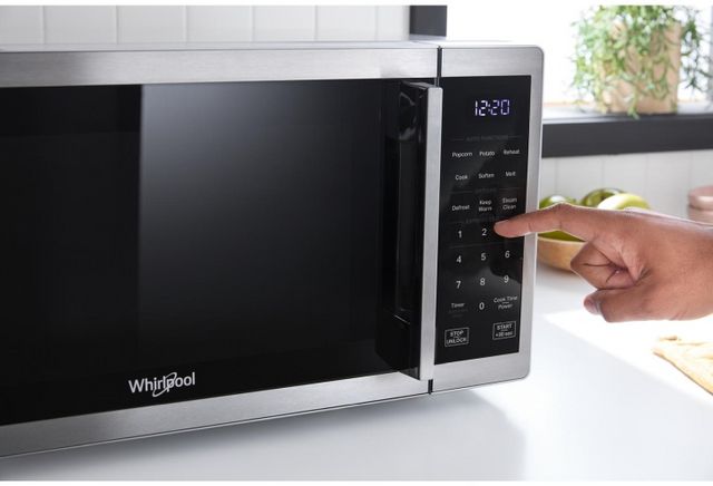Whirlpool® 0.9 Cu. Ft. Stainless Steel Countertop Microwave-12