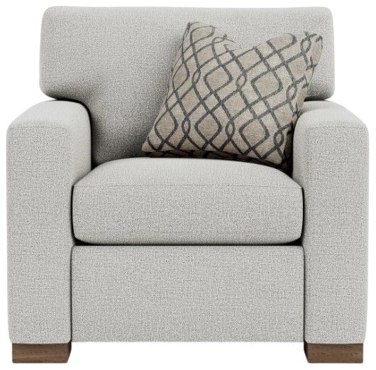 Flexsteel® Bryant Silver Glacier Chair-1