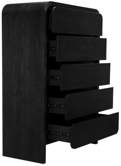 Modus Furniture Elora Jet Black Ash Chest-3
