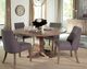Coaster® Florence Rustic Smoke Round Dining Table-2