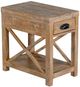 Sunny Designs™ Durango Weathered Brown Chairside Table-0