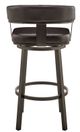 Armen Living Cohen Black/Brown 26" Swivel Bar Stool-2