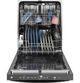 GE® ENERGY STAR® 24" Black Top Control Built-In Dishwasher with Sanitize Cycle-3
