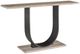 Universal Explore Home™ Equilibrium Gray Console Table with Oil Rubbed Bronze Base-0