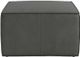 Bassett® Furniture Customizable Rhonda 32" Square Leather Ottoman-1