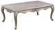 New Classic® Home Furnishings Monique Marble Top Cocktail Table with Champagne Base-0