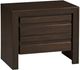 Modus Furniture Element Chocolate Brown Nightstand with Charging Station-0