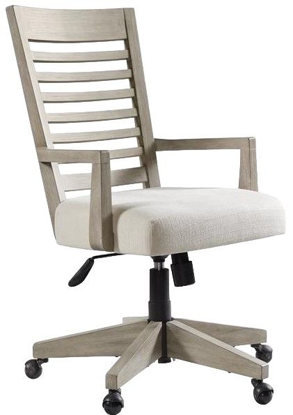 Riverside Furniture Fresh Perspectives Casual Taupe/Gray Upholstered Desk Chair-0