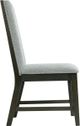 Elements International Donavan Black/Gray Upholstered Dining Side Chair-2