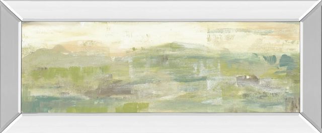 Classy Art Greenery Horizon Line III by Jennifer Goldberger Mirror Framed Wall Art-0