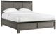 Elements International Wide 4-Piece Gray King Panel Bedroom Set-1
