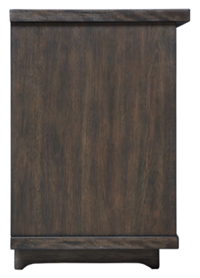 Signature Design by Ashley® Brazburn Dark Espresso 66" TV Stand with Electric Fireplace-2