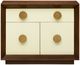 Coast2Coast Home™ Shelburne Cream/Walnut Cabinet-2