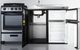 Summit® 63" Black and Stainless Steel All-In-One Kitchenette-1