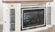 Sunny Designs™ Buckskin/Marble White TV Console without Slate with Fireplace Option-2