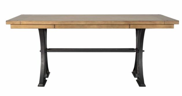 Martin Furniture Toulouse Black/Brown 72" Writing Desk-2