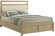 Coaster® Hendricks Light Oak Eastern King Panel Platform Bed-3