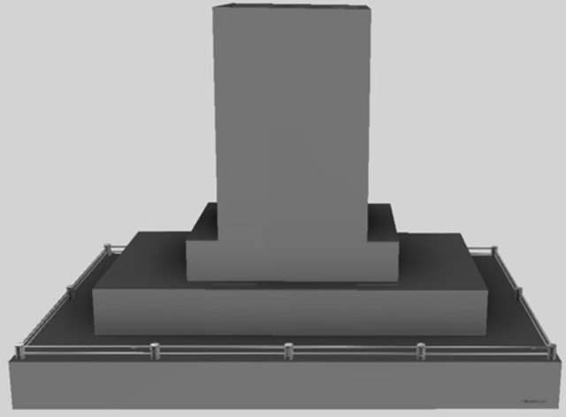 Vent-A-Hood® 48" Gunsmoke Contemporary Island Range Hood-0
