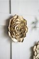 A & B Home Gold Succulent Glamorous Wall Plaque-4
