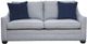 Vanguard® Furniture Nicholas Tuck Colbalt Sofa-1