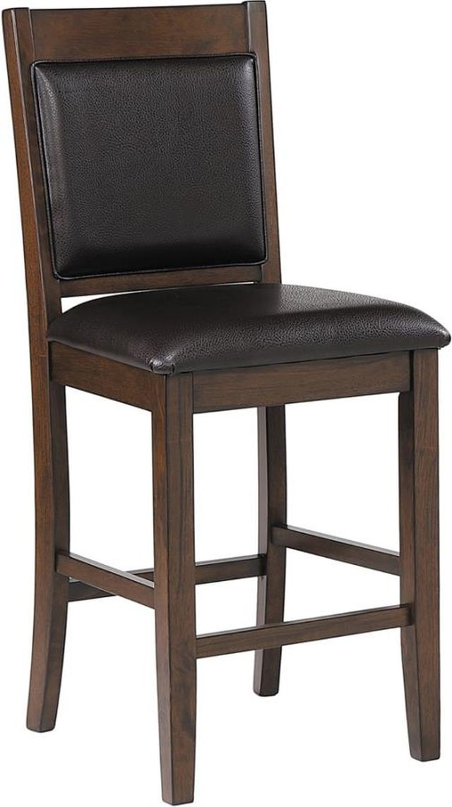 Coaster® Dewey 5-piece Brown/Walnut Counter Height Dining Set-3