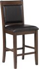 Coaster® Dewey 5-piece Brown/Walnut Counter Height Dining Set-3
