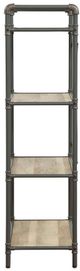 ACME Furniture Itzel Antique Oak/Sandy Gray Bookcase with Four Shelves-4
