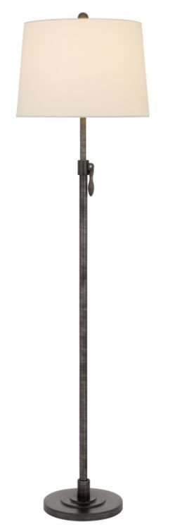 Cal® Lighting & Accessories  Riverwood Antique Silver Floor Lamp-1