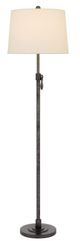 Cal® Lighting & Accessories  Riverwood Antique Silver Floor Lamp-1