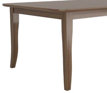 Country View Woodworking Customizable Avondale Red Oak Top 54" Dining Table with Brown Maple Base-1